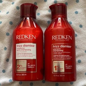 Redken Frizz Dismiss Shampoo and Conditioner - Red